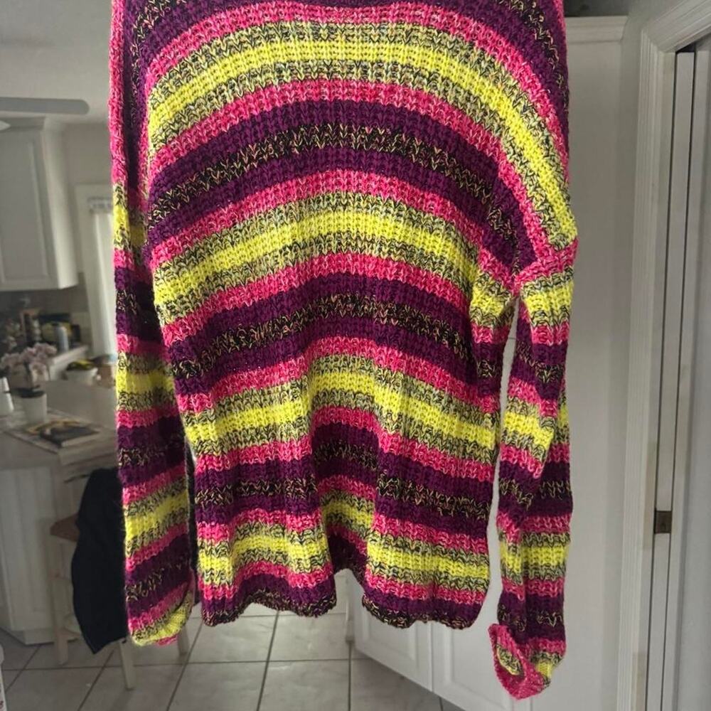 Joe boxer multicolored striped sweater